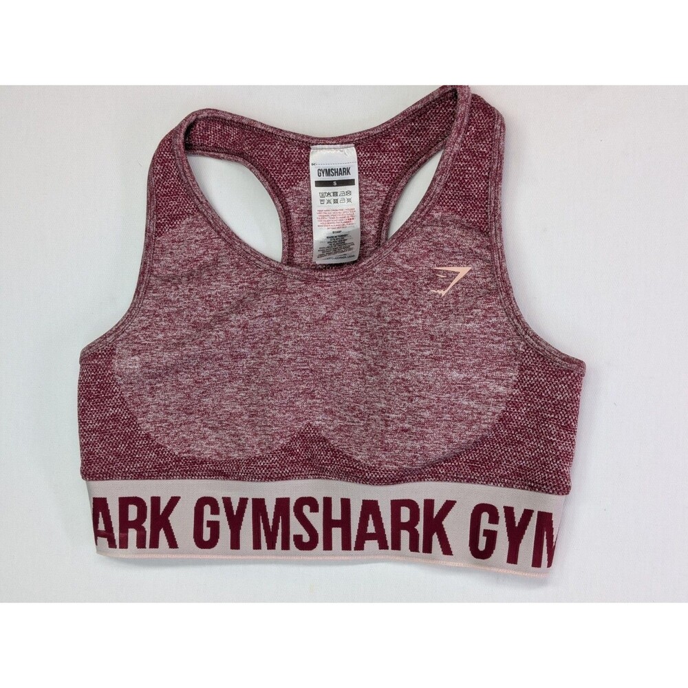Gymshark Women’s Flex Burgundy Sports Bra Size Small